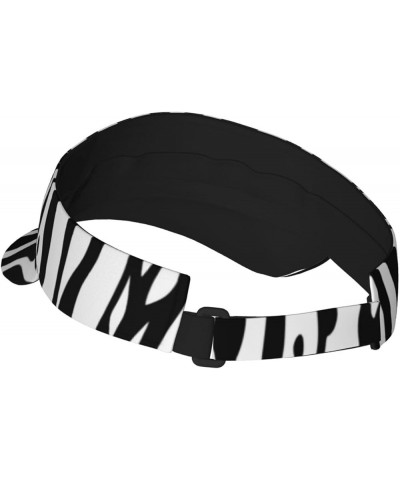 White Helicopter Adult Sunscreen Visor Cap - Stylish and Adjustable Sun Protection Hat for Men and Women Zebra Print2 $11.72 ...