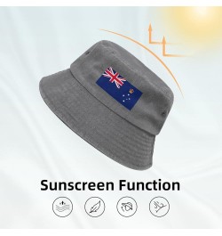 Flag of Victoria (Australia) Bucket Hat for Women Men Summer Travel Sun Hat Outdoor Cap Funny Bucket Hats Gray $14.48 Bucket ...