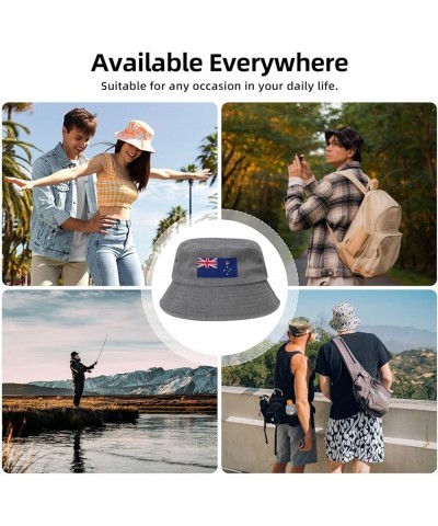 Flag of Victoria (Australia) Bucket Hat for Women Men Summer Travel Sun Hat Outdoor Cap Funny Bucket Hats Gray $14.48 Bucket ...