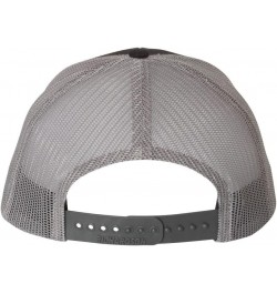 The Dog Father Mesh Back Trucker Cap Engraved Faux-Leather Patch Adjustable Hat Black / Charcoal $17.49 Baseball Caps