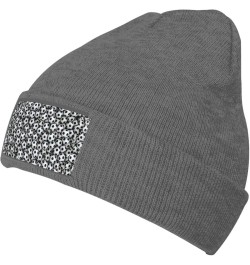 Interesting Fashion Autumn Winter Man Woman Pile of Footballs Print Beanie Hat Warm Hat Knit Hedging Cap Deep Heather $9.20 S...