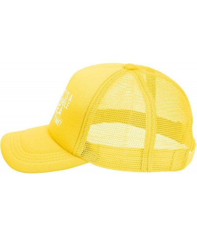 That's A Horrible Idea What Time Funny Trucker Hat Women Mesh Baseball Cap Sun Hat Cowboy hat Men Dad Hat Black Yellow $10.49...