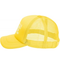 That's A Horrible Idea What Time Funny Trucker Hat Women Mesh Baseball Cap Sun Hat Cowboy hat Men Dad Hat Black Yellow $10.49...