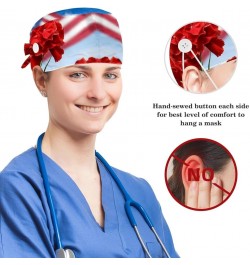 Scrub Caps,Working Cap Hat with Sweatband Headgear for Women V700j1ojvh $7.85 Skullies & Beanies