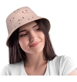 Bucket Hat,Hippie Flower Sun hat Summer hat Foldable Travel Outdoor Activities Cap Men and Women Cute Cat Pink $10.19 Bucket ...