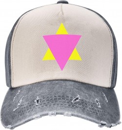 Pink Yellow Triangles Pride Flag LGBT Baseball Cap Adult Adjustable Casual Duck Tongue Hat Golf Caps Trucker Hats $10.15 Base...