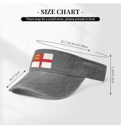 Flag of Sark Sun Hat Sun Visor Hats for Women Men Baseball Cap Golf Hats Gray $10.89 Visors