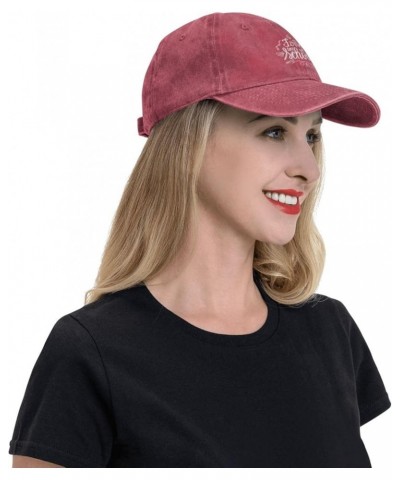 Back to School Happy First Day of School Washed Denim Baseball Cap Sun Hat Dad Hat Trucker Hat Red50 $10.72 Baseball Caps