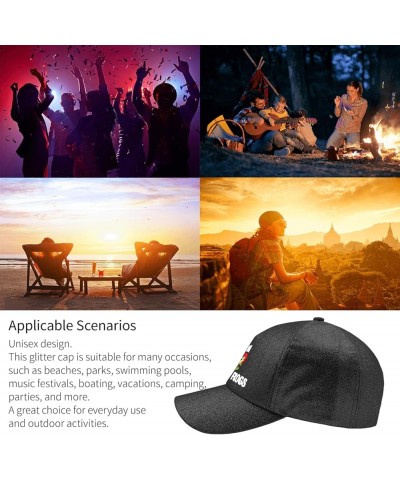 Hats for Men Frog Frog Golf Hats Travel hat Gifts for Men Baseball Hats Suitable for Summer Casual Allblack $9.73 Baseball Caps