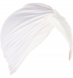 Chemo Headwear Turbans for Women Long Hair Head Scarf Headwraps Cancer Hats White $6.53 Skullies & Beanies