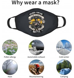 Soldier Vintage Badge Face Mask 2 Pcs Face Cover Reusable Washable Breathable for Men Women Balaclavas Bandanas Black $12.38 ...