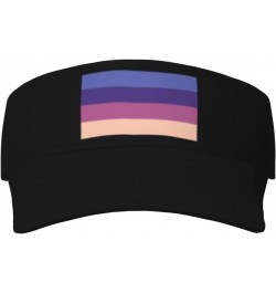 New Pride Flag Intersex Visor Cap Adjustable Uv Protection Sun Visor Hats Empty Top Baseball Hat for Women and Men Black $14....