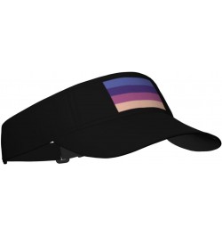 New Pride Flag Intersex Visor Cap Adjustable Uv Protection Sun Visor Hats Empty Top Baseball Hat for Women and Men Black $14....