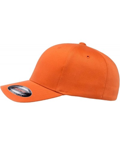 2015-20 Ford Mustang Coupe Classic Outline Design Flexfit 6277 Athletic Baseball Fitted Hat Cap Orange $18.97 Baseball Caps