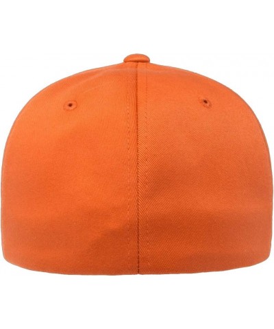 2015-20 Ford Mustang Coupe Classic Outline Design Flexfit 6277 Athletic Baseball Fitted Hat Cap Orange $18.97 Baseball Caps