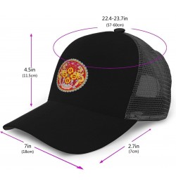 Emblem of Bhutan Baseball Cap for Men Women Breathable Mesh Back Baseball Caps Casual Outdoor Hat Adjustable Trucker Hat Sun ...