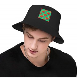 Airship Seamless Pattern Bucket Hat for Men Women Boonie Hat Outdoor Summer Vacation Beach Travel Fishing Cap Black $11.20 Bu...