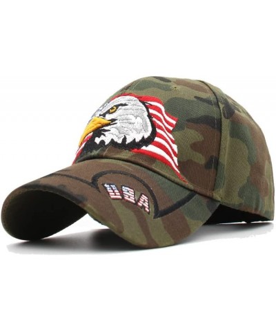 American Flag Eagle Cap Embroidery Eagle Baseball Cap Patriotic Eagle USA Flag Cap Camouflage a $13.99 Baseball Caps