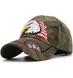 American Flag Eagle Cap Embroidery Eagle Baseball Cap Patriotic Eagle USA Flag Cap Camouflage a $13.99 Baseball Caps