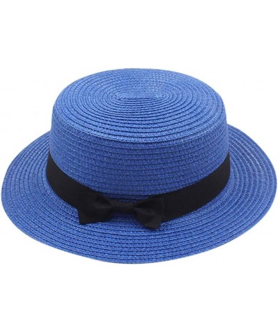 Fedora Hats for Men,Breathable UPF 50+ Sun Protection Wallaroo Hats for Women Derby Hats for Outdoor Blue $10.61 Fedoras