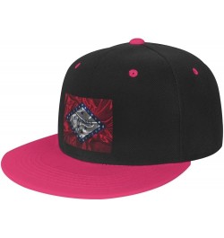 Silk Style Flag of Arkansas Baseball Cap for Men Women Snapback Hat Adjustable Flat Bill Hats Pink $10.38 Baseball Caps