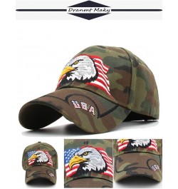 American Flag Eagle Cap Embroidery Eagle Baseball Cap Patriotic Eagle USA Flag Cap Camouflage a $13.99 Baseball Caps