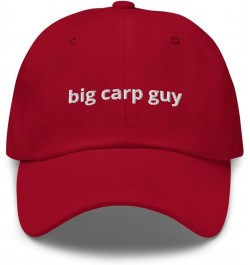 Big Carp Guy™ Dad Hat Cranberry $28.67 Baseball Caps