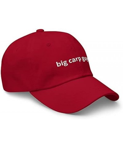 Big Carp Guy™ Dad Hat Cranberry $28.67 Baseball Caps