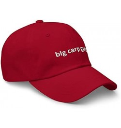 Big Carp Guy™ Dad Hat Cranberry $28.67 Baseball Caps