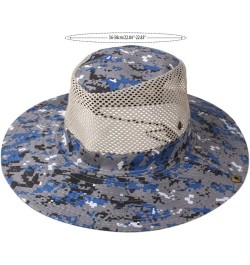 Double-Sided Camouflage Fishing Hats for Men and Women Sun Visor Cap with String Round Brim Dacron L2-ce6 $8.99 Sun Hats