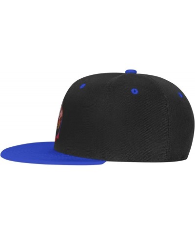 Cool Bunny Baseball Cap for Men Women Snapback Hat Adjustable Flat Bill Hats Blue $13.35 Baseball Caps