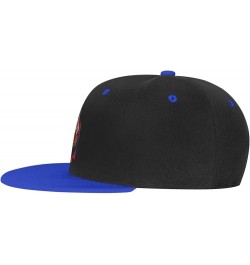 Cool Bunny Baseball Cap for Men Women Snapback Hat Adjustable Flat Bill Hats Blue $13.35 Baseball Caps