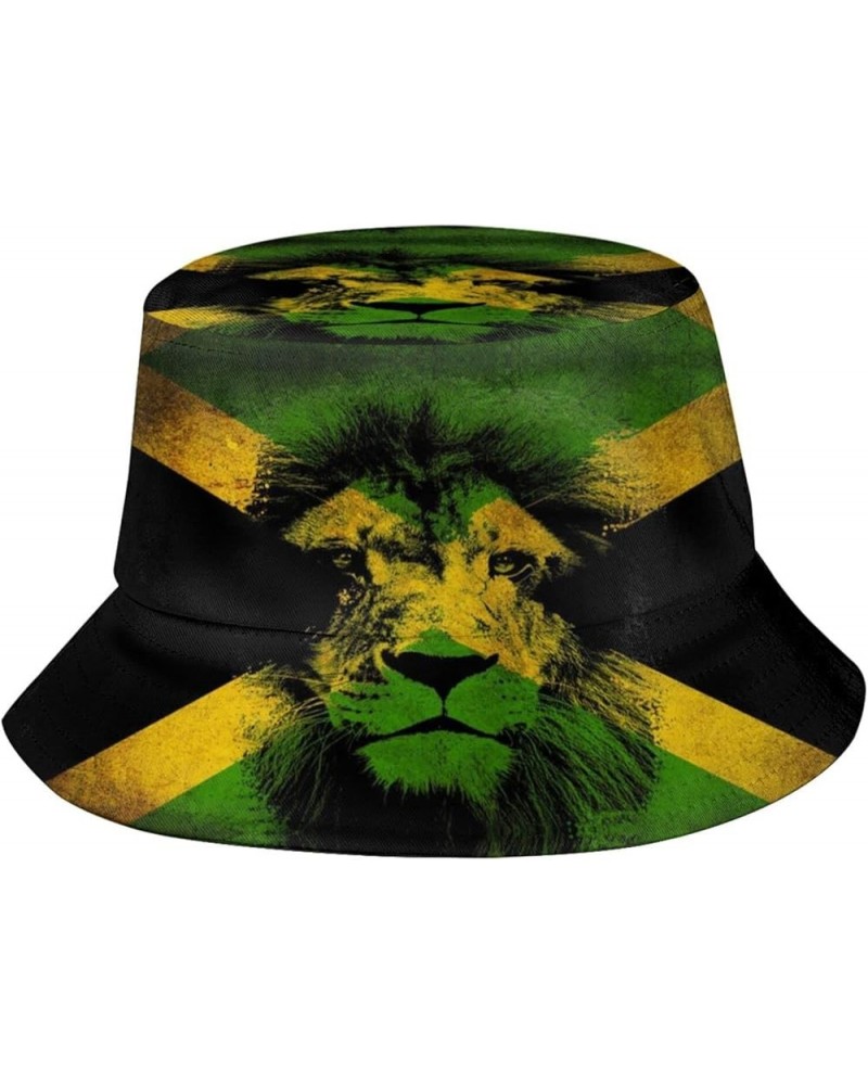 Retro Jamaica Flag Jamaican Bucket Hats Fashion Sun Cap Packable Outdoor Fisherman Hat for Women Men Jamaica Flag-06 $13.19 B...