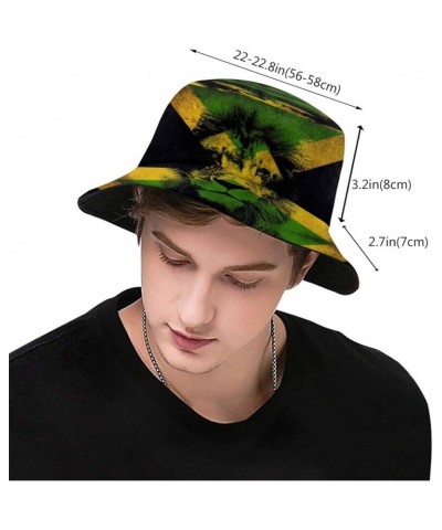 Retro Jamaica Flag Jamaican Bucket Hats Fashion Sun Cap Packable Outdoor Fisherman Hat for Women Men Jamaica Flag-06 $13.19 B...