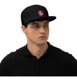 Loyola University Hats for Men Flat Bill Fitted Caps Hiphop Rap Adjustable Baseball Trucker Dad Hat Black $19.67 Baseball Caps