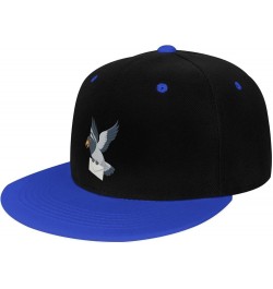 Cute Pigeon Snapback Hat for Men Women Baseball Cap Trucker Flat Bill Hats Dad Caps Blue $9.94 Baseball Caps