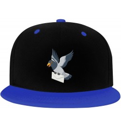 Cute Pigeon Snapback Hat for Men Women Baseball Cap Trucker Flat Bill Hats Dad Caps Blue $9.94 Baseball Caps