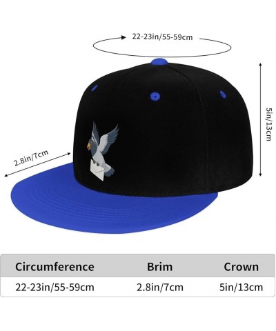 Cute Pigeon Snapback Hat for Men Women Baseball Cap Trucker Flat Bill Hats Dad Caps Blue $9.94 Baseball Caps