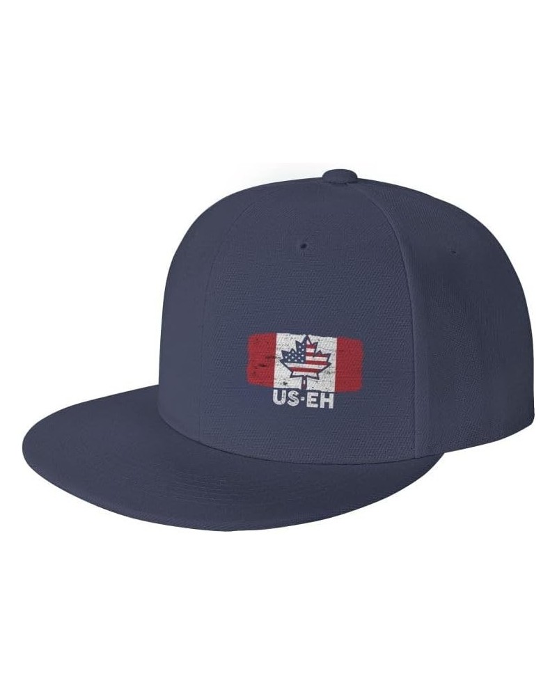 US EH America and Canada Flag-Denim Hats Cowboy Knit hat Baseball Caps Fisherman's hat Navy Blue $14.61 Baseball Caps