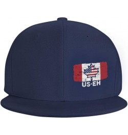 US EH America and Canada Flag-Denim Hats Cowboy Knit hat Baseball Caps Fisherman's hat Navy Blue $14.61 Baseball Caps