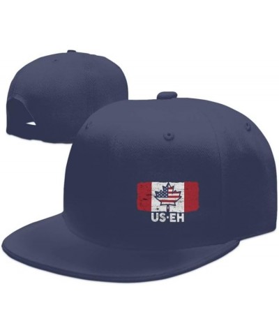 US EH America and Canada Flag-Denim Hats Cowboy Knit hat Baseball Caps Fisherman's hat Navy Blue $14.61 Baseball Caps