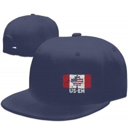 US EH America and Canada Flag-Denim Hats Cowboy Knit hat Baseball Caps Fisherman's hat Navy Blue $14.61 Baseball Caps