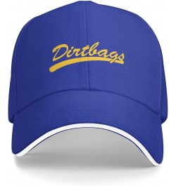 Long Beach State Dirtbags Sandwich Cap Unisex Classic Baseball Capunisex Adjustable Casquette Dad Hat Blue $8.85 Baseball Caps