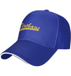 Long Beach State Dirtbags Sandwich Cap Unisex Classic Baseball Capunisex Adjustable Casquette Dad Hat Blue $8.85 Baseball Caps