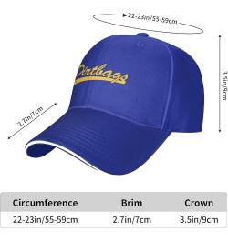 Long Beach State Dirtbags Sandwich Cap Unisex Classic Baseball Capunisex Adjustable Casquette Dad Hat Blue $8.85 Baseball Caps