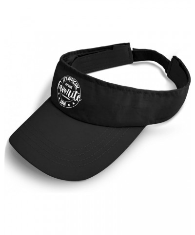 It's Official l'm The Favorite Hat Visors for Adult Golf Hats Lightweight Ponytail Caps $9.68 Visors