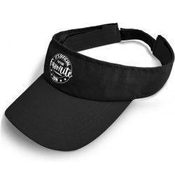 It's Official l'm The Favorite Hat Visors for Adult Golf Hats Lightweight Ponytail Caps $9.68 Visors