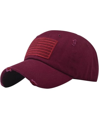 Womens Baseball Hats for Men Premium Snapback for Men and Women Sun Hat Womens Golf Hiking Fishing Sports Running Hat Wine $5...