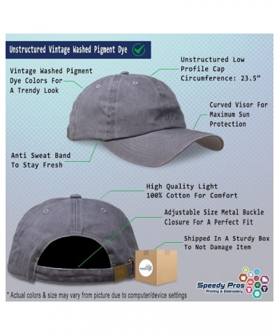 Custom Soft Washed Baseball Cap Iowa Style B Cotton Dad Hats for Men & Women Grey Design Only $14.50 Baseball Caps