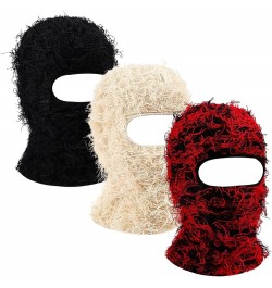 2 Pieces Winter Distressed Balaclava Knitted Ski Full Face Mask for Women Men 3 Pcs K $11.98 Balaclavas